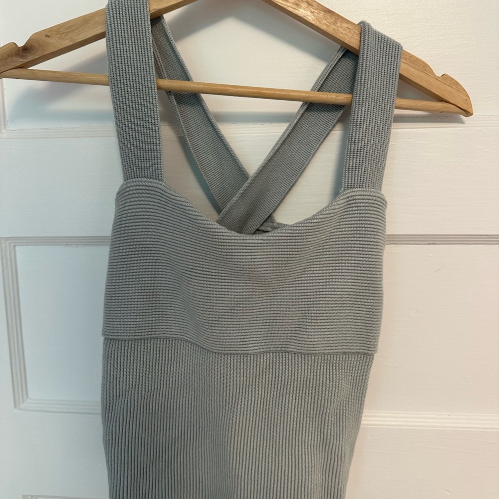 Abercrombie & Fitch Light Gray Knit Top